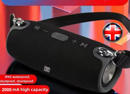 40W Portable Wireless Bluetooth Speaker Waterproof Stereo Bass Loud USB FM