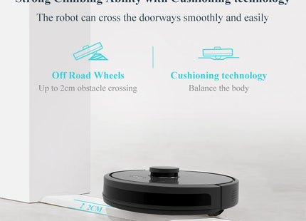 Robot Vacuum Cleaner ABIR X8 ,Laser System, UV Cleaning, TOF Wisdom, Multiple Floors Maps, Customized Room